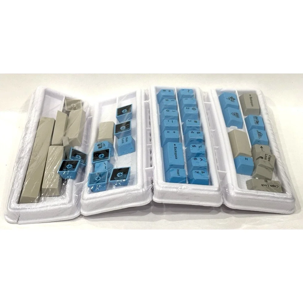 BMG FPTK2063/C Rubberhose CYL Base Keycap Set Blue Gray 221-Piece New